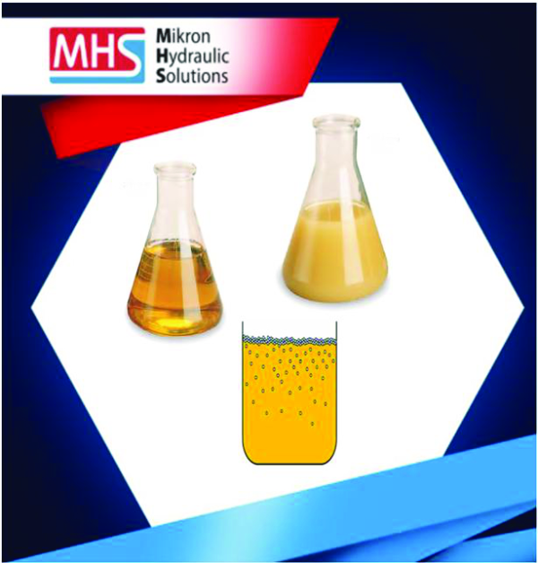 Funkcija hidrauličnog ulja da rastvara vodu i vazduh